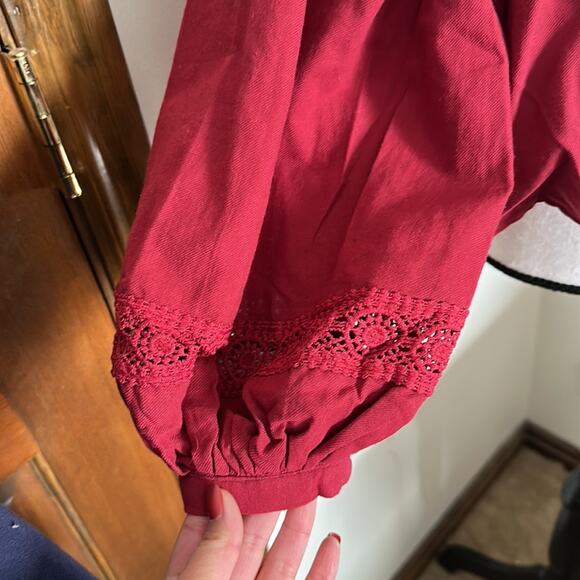 Loveriche | Boho Long Sleeve Top Size S NWT - Picture 3 of 8